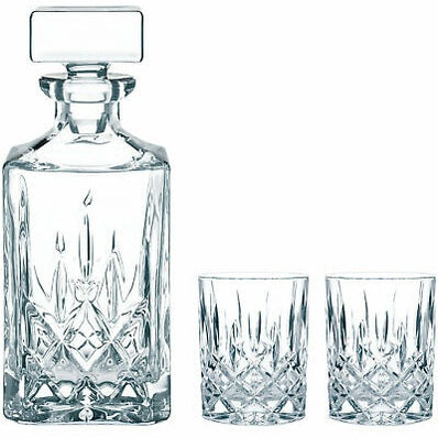Nachtmann Whiskey Set Decanter & Tumblers 3pk