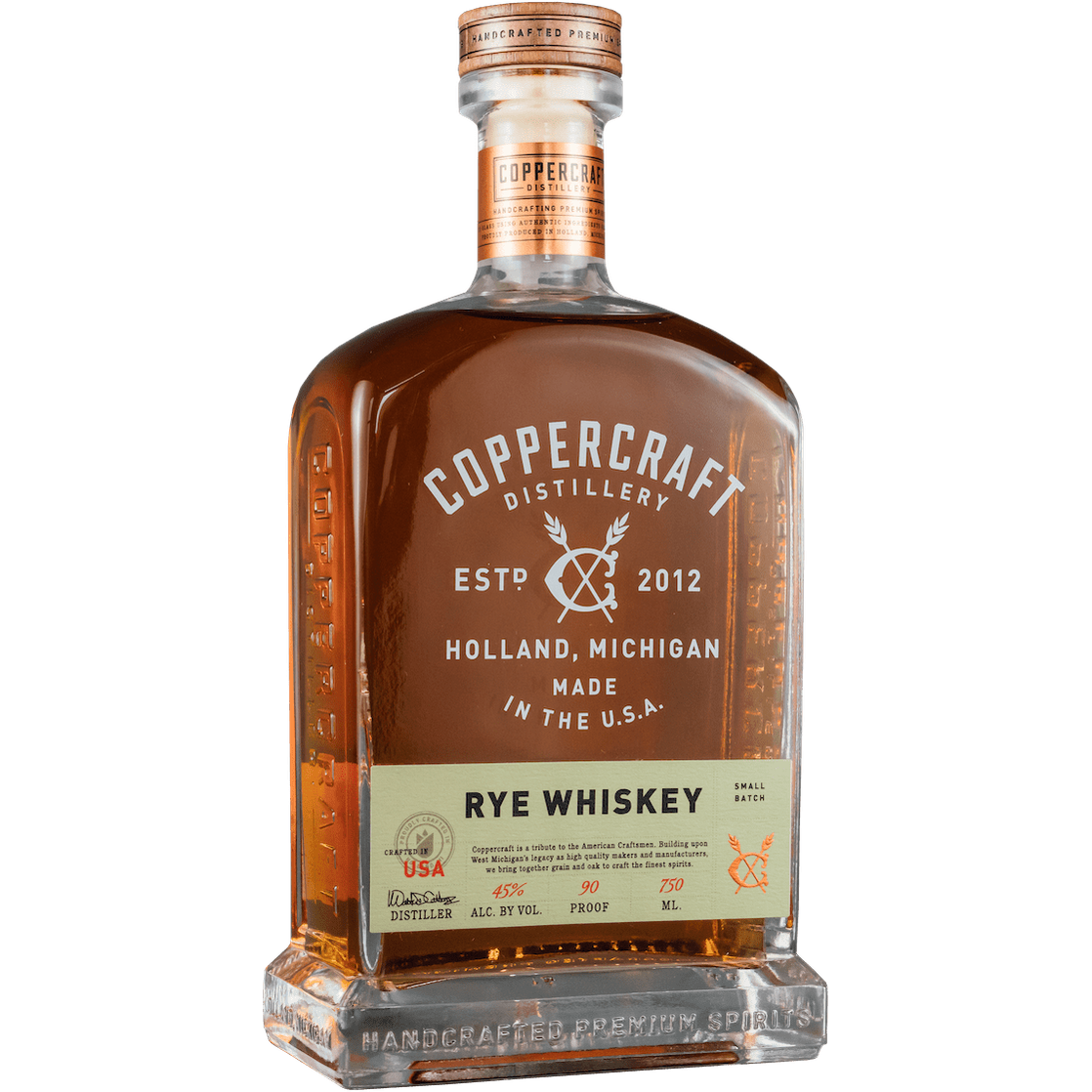 Coppercraft Rye Whiskey
