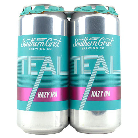 Southern Grist DDH Teal Hazy IPA  4pk Cn