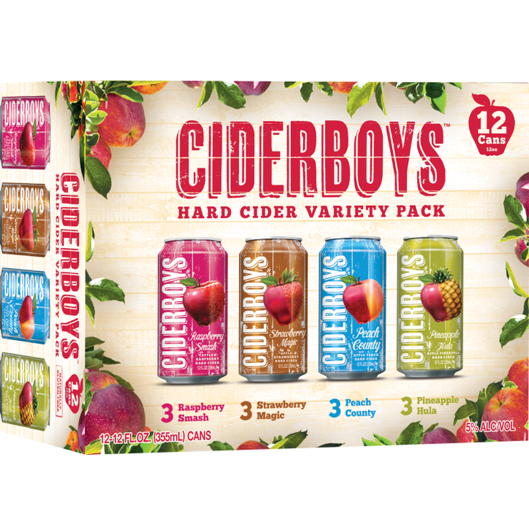 Ciderboys Cider Variety  12pk Cn