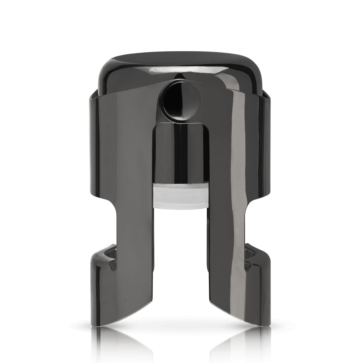 Viski Gunmetal Black Champagne Stopper
