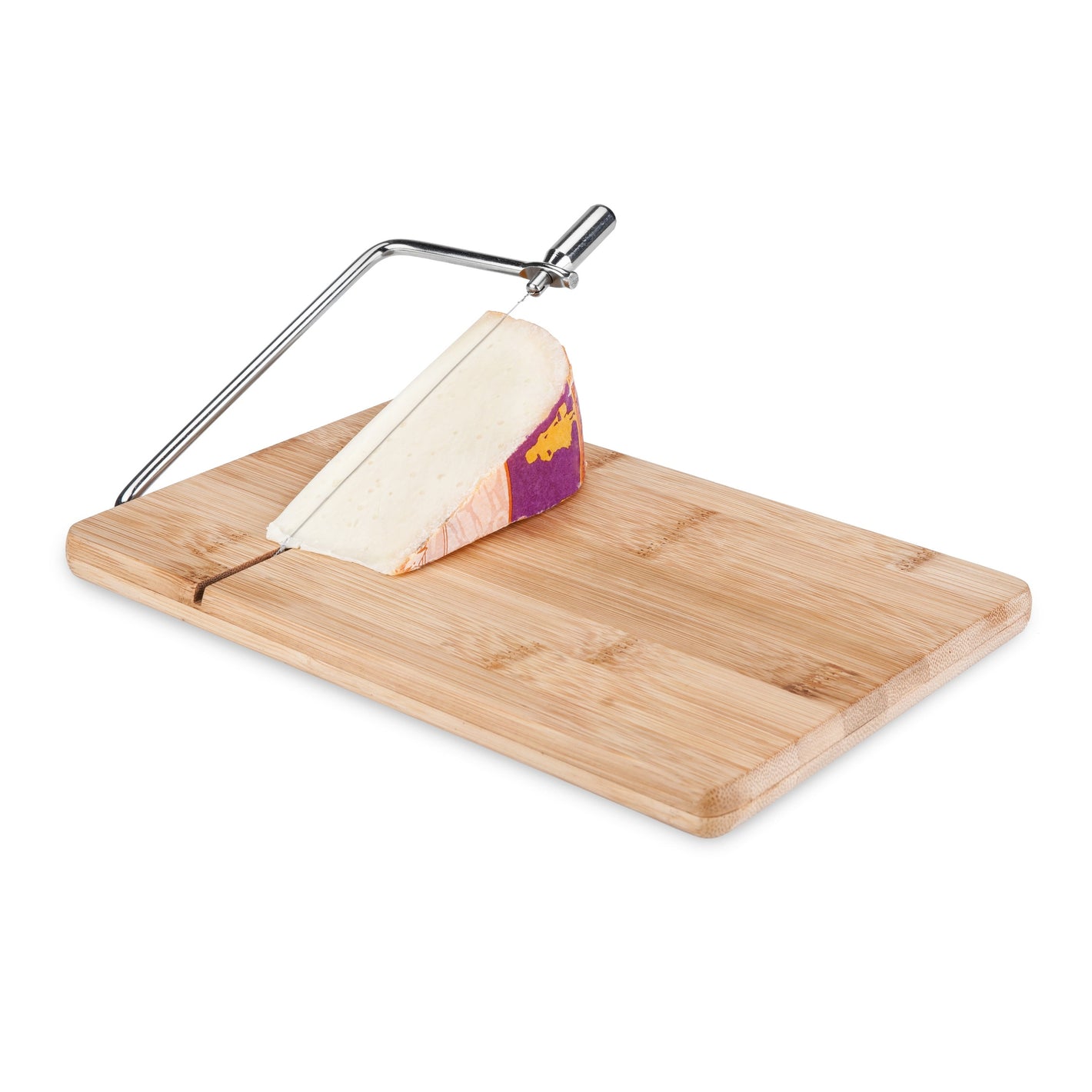 True Wireslice Bamboo Cheese Slicing Board