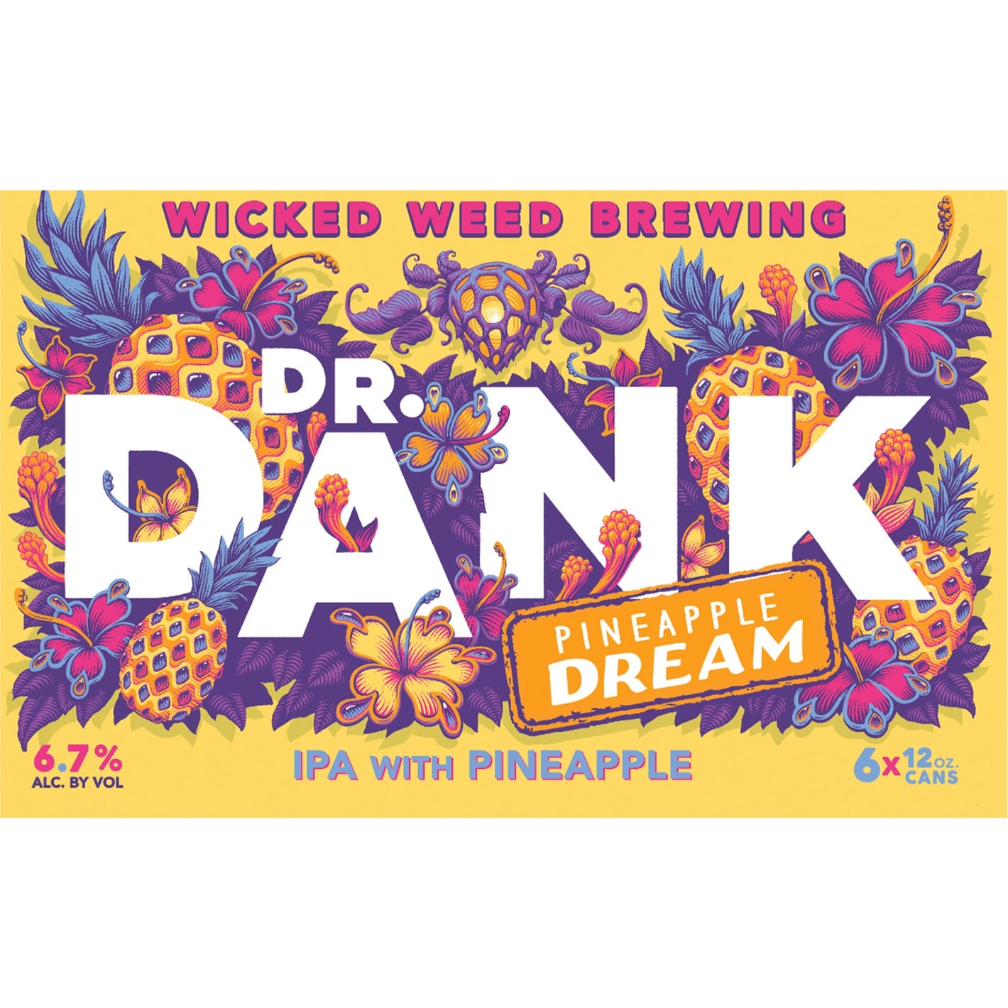 Wicked Weed Mango Wowie Hazy IPA  6pk Cn