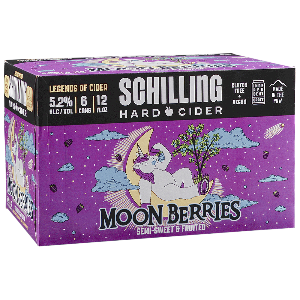 Schilling Moon Berries Cider  6pk Cn