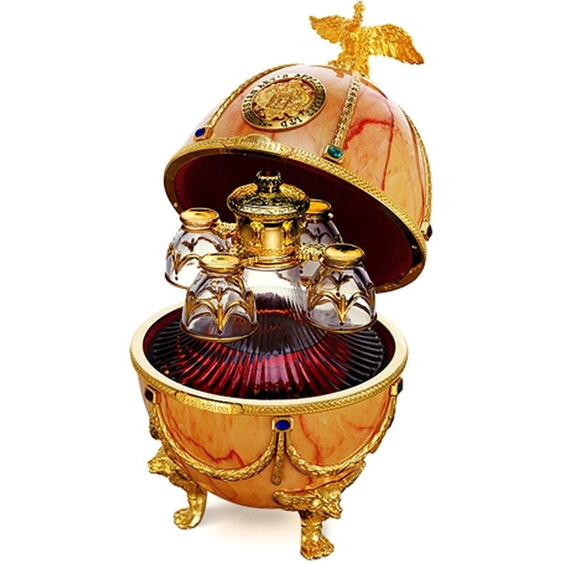 Imperial Collection Grande Champagne Cognac in Gold Egg Imperial Collection Grande Champagne Cognac in Gold Egg