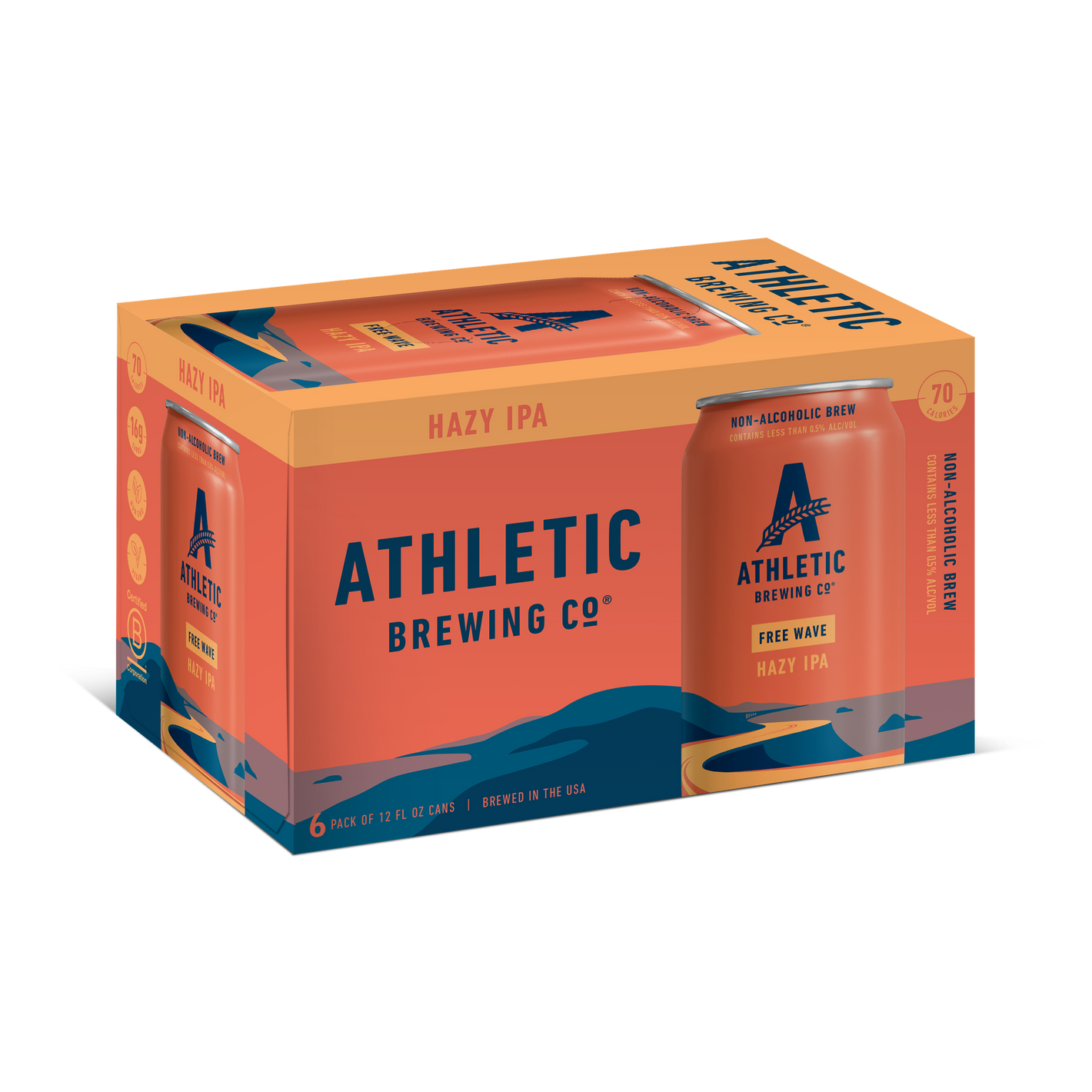 Athletic Brewing Free Wave NA  12pk Cn