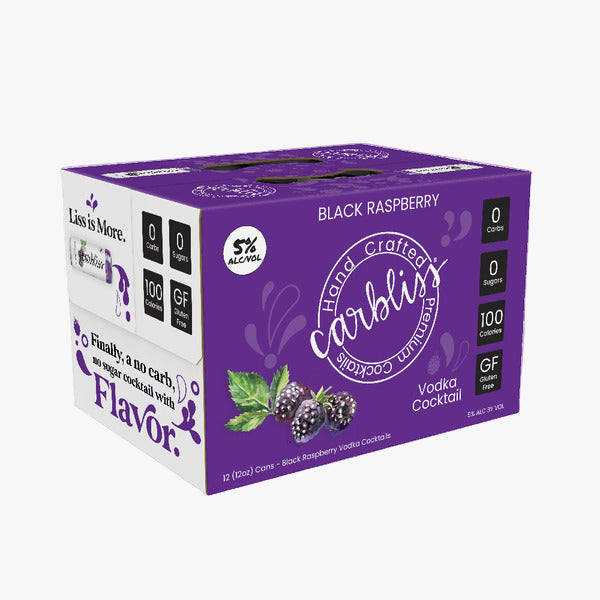 Carbliss Vodka Cocktail Black Raspberry