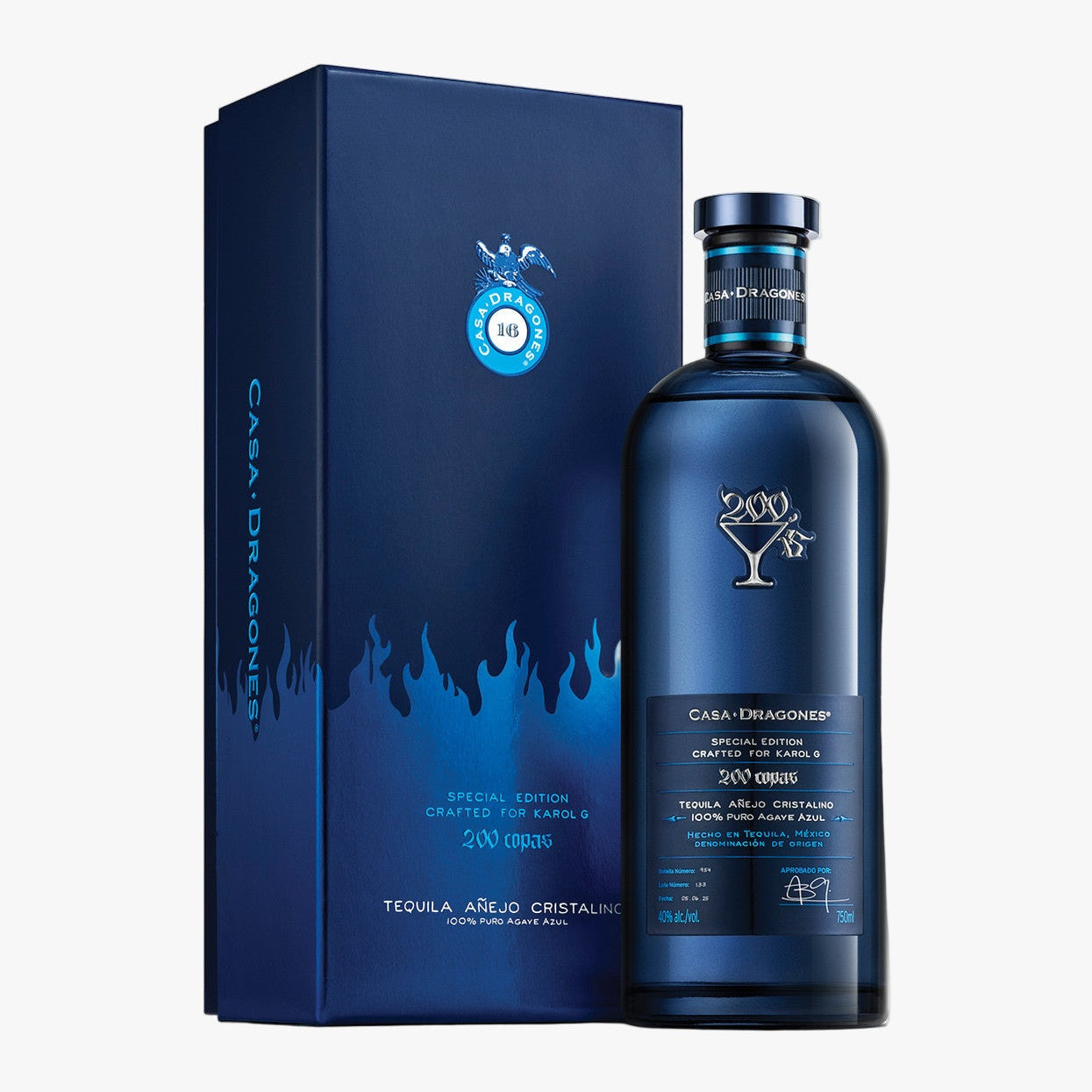 Casa Dragones X Karol G Anejo Cristalino Tequila