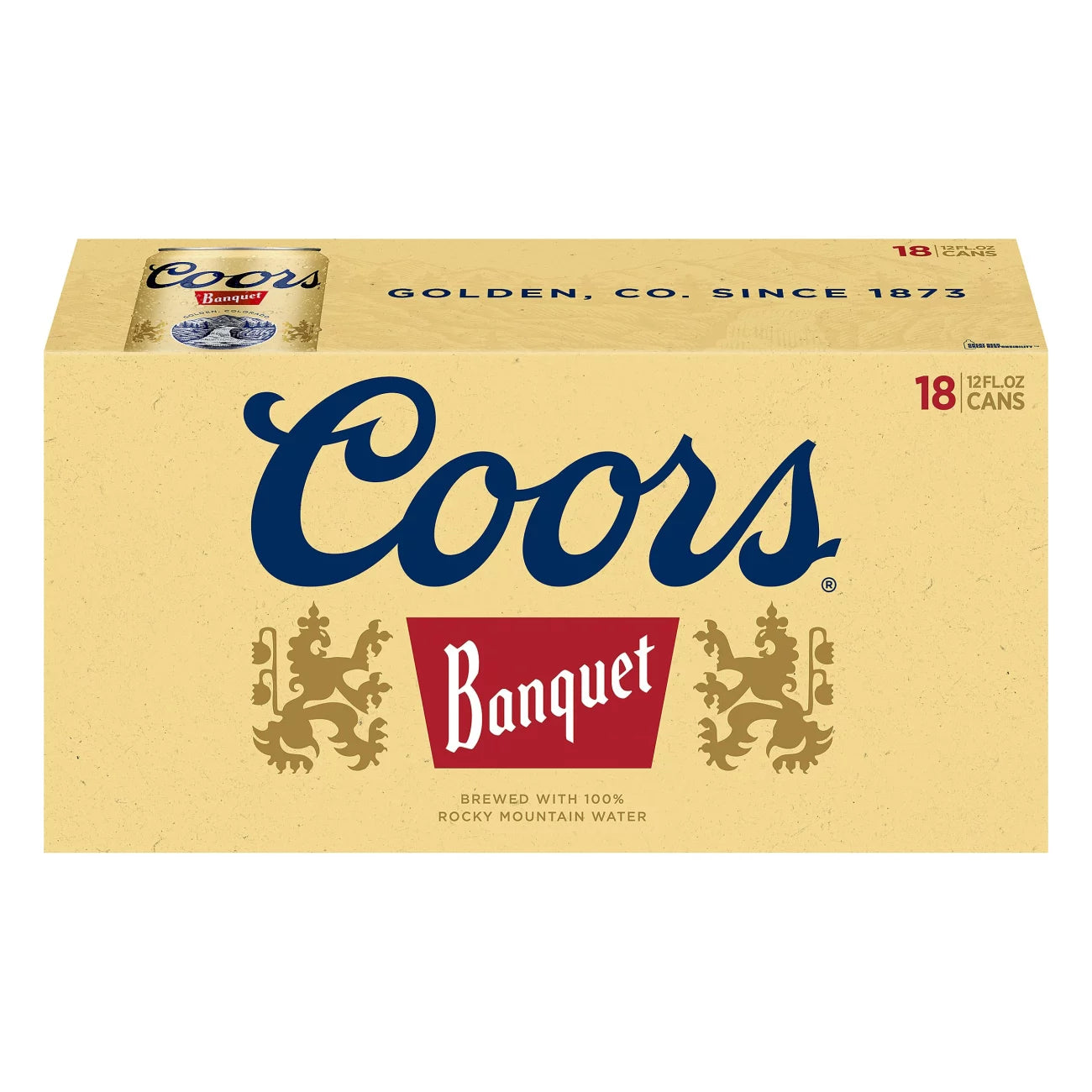 Coors Banquet  18pk Cn