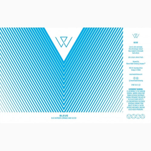 Woven Water Bleue Lemonade Seltzer  4pk Cn