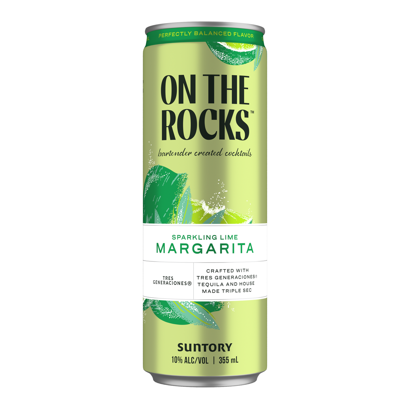 On The Rocks Sparkling Lime Margarita Cocktail 4pk Can