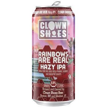 Clown Shoes Rainbows Are Real Hazy IPA  4pk Cn