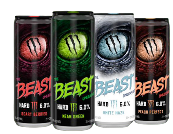The Beast Unleashed Monster Seltzer Variety Oz Pk Cn Luekens Wine