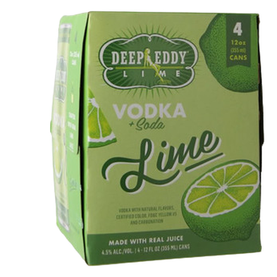 Deep Eddy Lime Vodka Soda   Cn