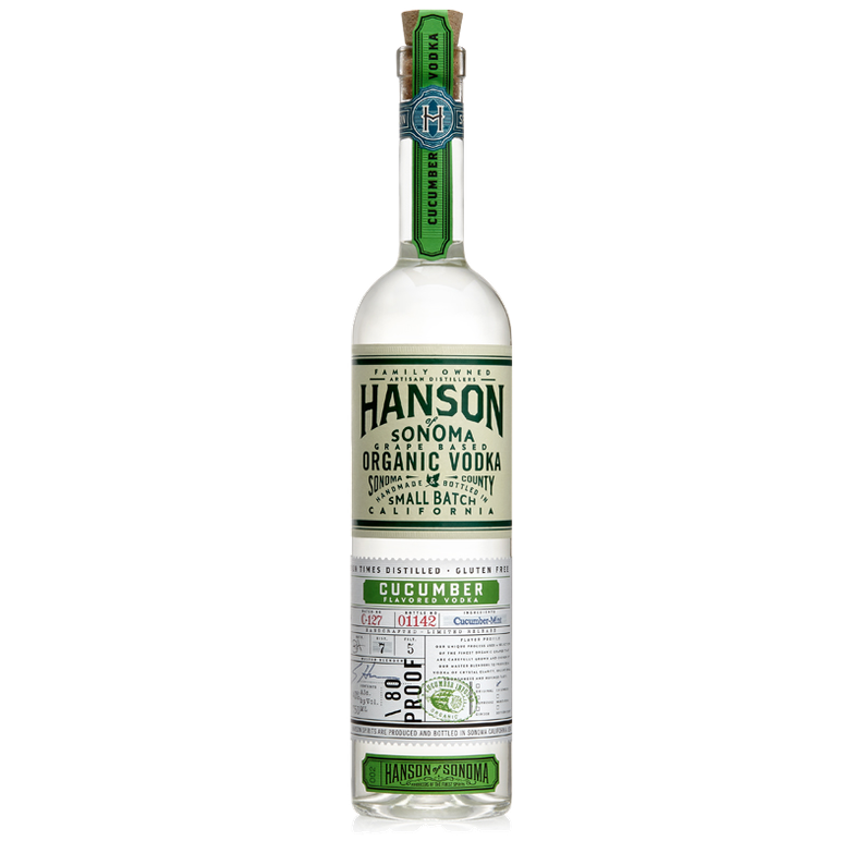 Hanson of Sonoma Organic Cucumber Vodka