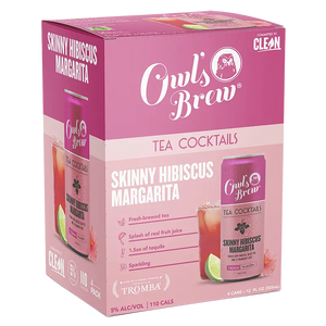 Owls Brew Skinny Hibiscus Margarita  4pk Cn