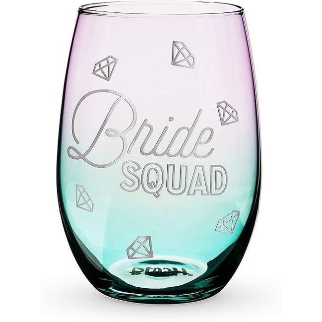 Bride Squad Stemless Wine Glass by Blush