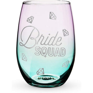 Bride Squad Stemless Wine Glass by Blush