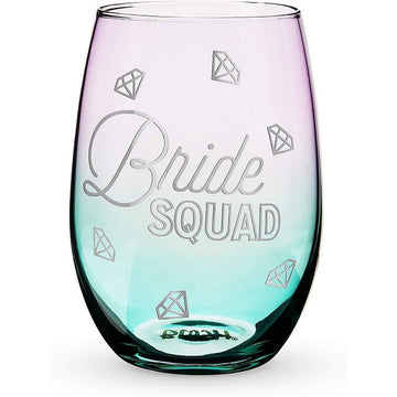 Bride Squad Stemless Wine Glass by Blush