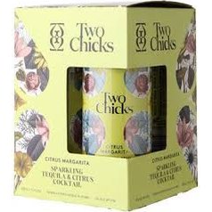 Two Chicks Tequila Lemon & Lime Cocktail  4pk Cn