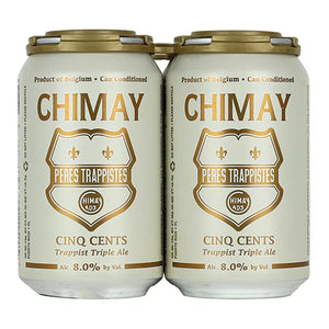 Chimay Cinq Cents (White) Triple  4pk Cn
