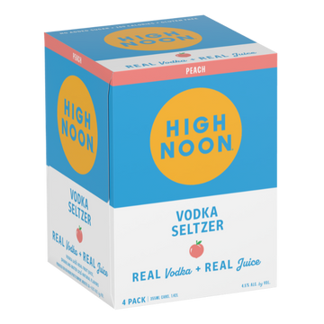 High Noon Hard Seltzer Peach  12oz Can