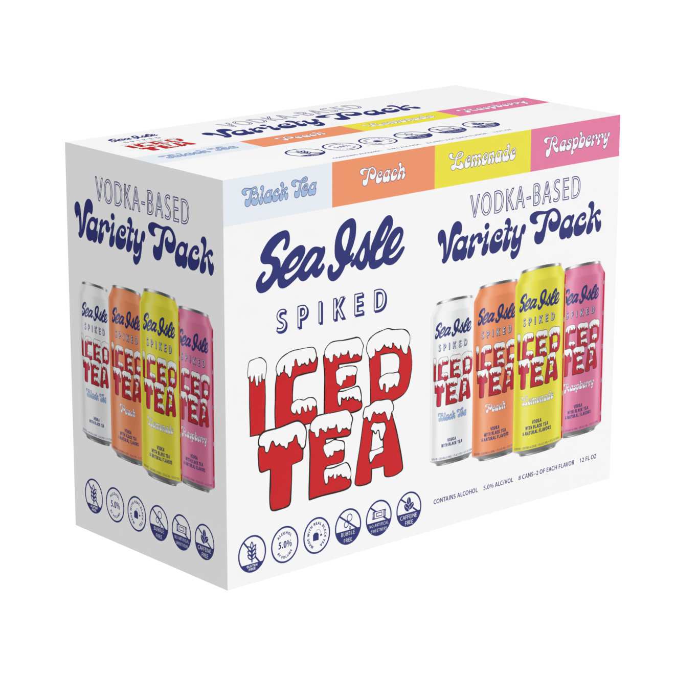 Sea Isle Spiked Iced Tea Variety 8Pk