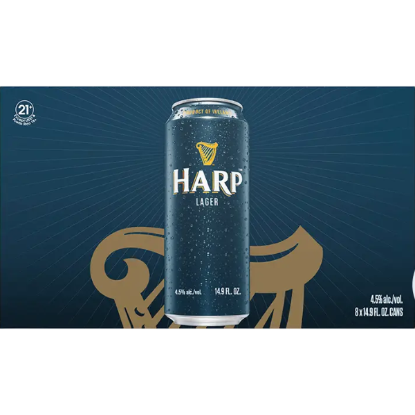 Harp Lager  8pk Cn