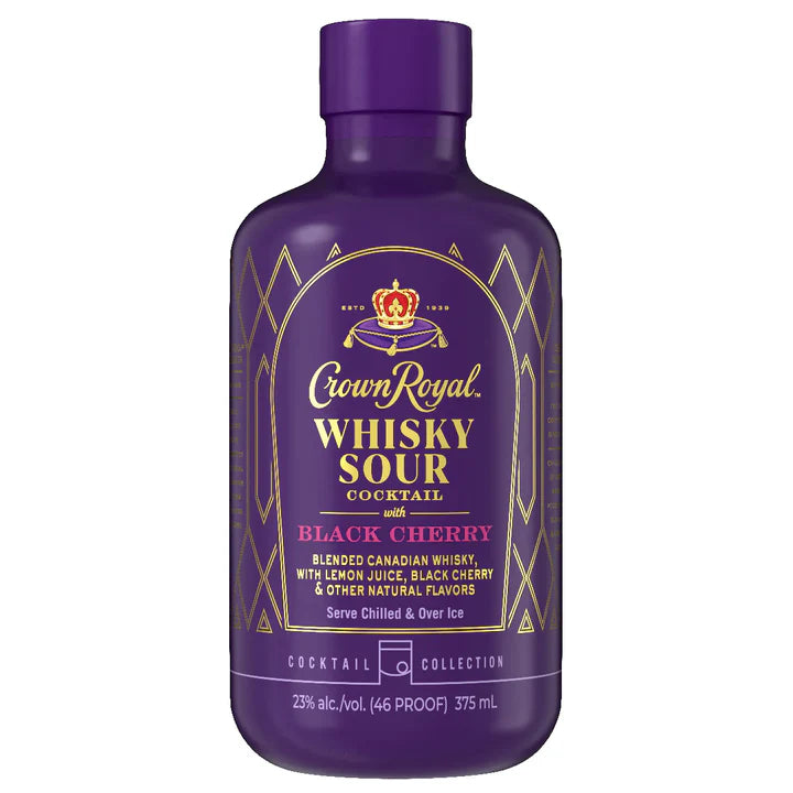 Crown Royal Black Cherry Whisky Sour Cocktail