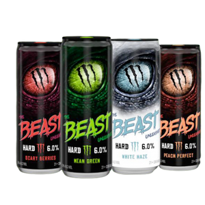 The Beast Unleashed Monster Seltzer Variety  12pk Cn