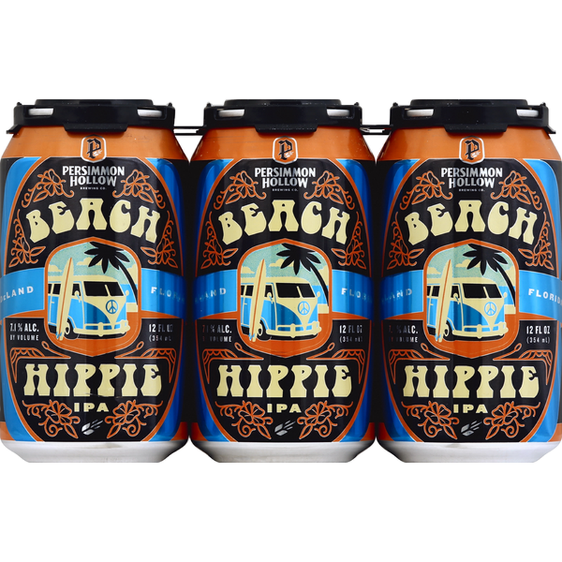 Persimmon Hollow Beach Hippie IPA  6pk Cn
