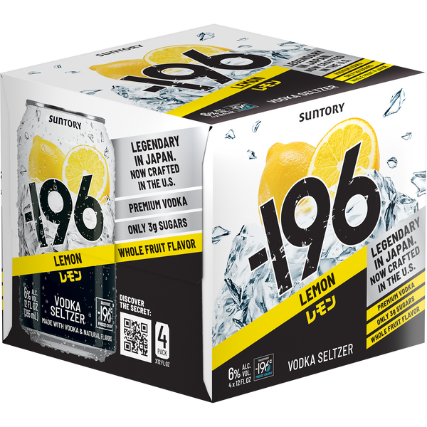 196 Lemon Vodka Seltzer Cns