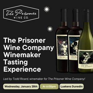 The Prisoner Wine Company Winemaker Tasting Experience