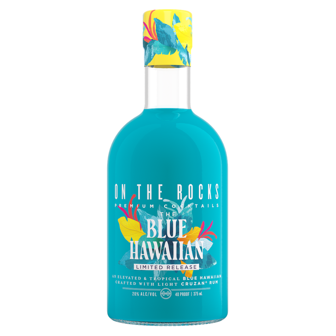 On the Rocks The Blue Hawaiian Cocktail
