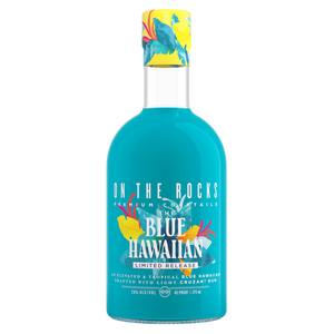 On the Rocks The Blue Hawaiian Cocktail