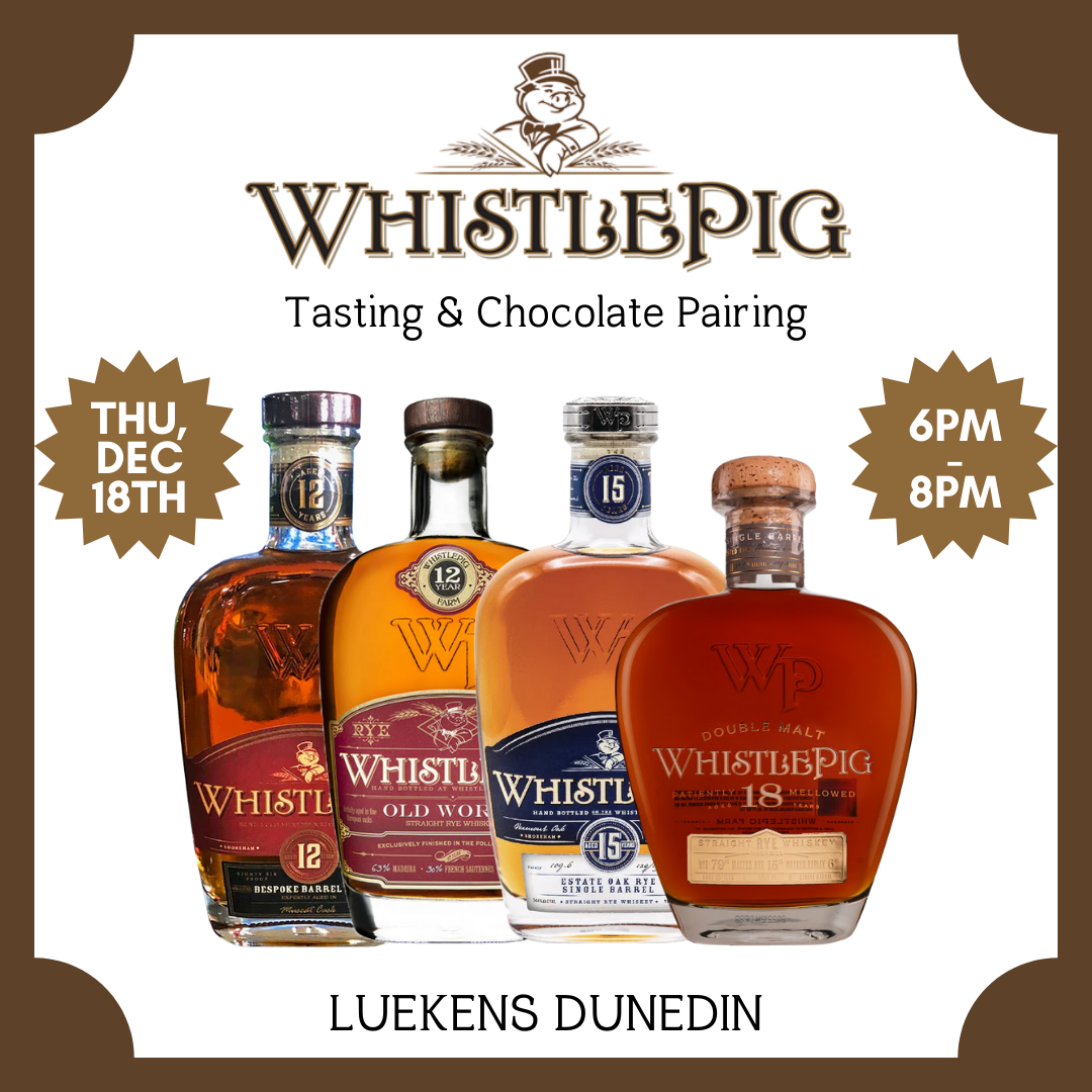Whistlepig Whiskey & Chocolate Pairing Event