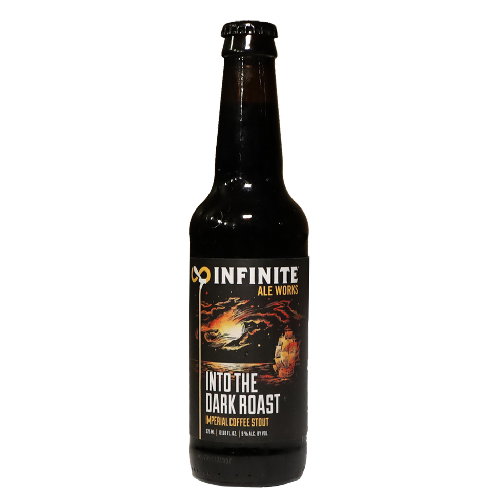 Infinite Ale Works Into The Dark Roast Stout  4pk Btl
