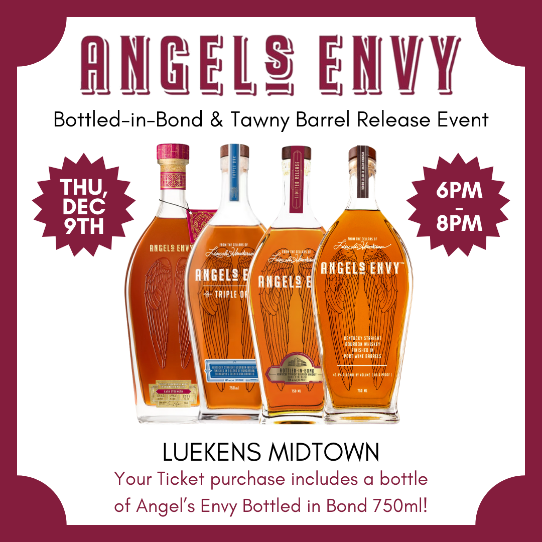 Angel’s Envy Bottled-in-Bond & Tawny Barrel Release Event