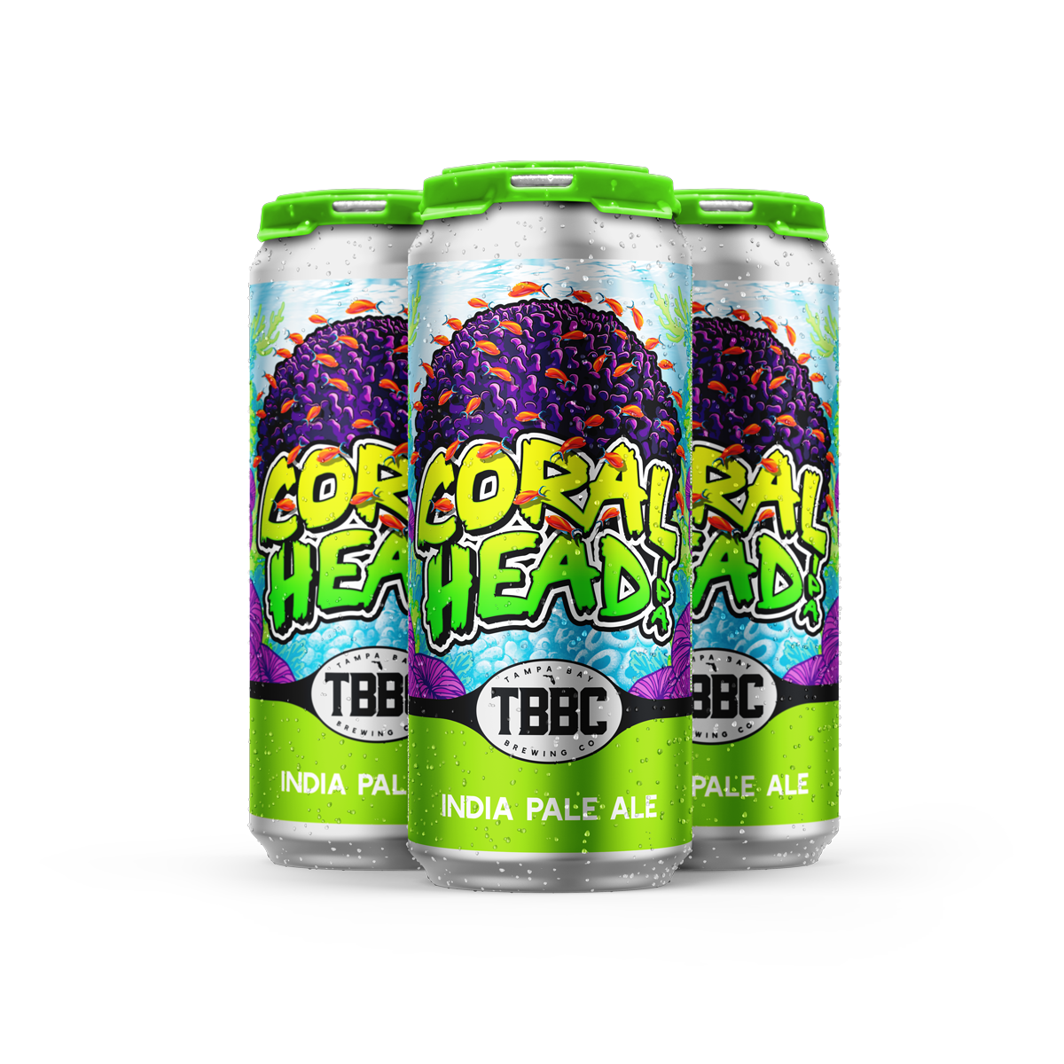 Tampa Bay Brewing Coral Head IPA  4pk Cn