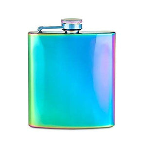 Mirage Iridescent Stainless Steel Flask 6oz