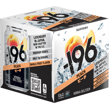 196 Peach Vodka Seltzer Cns