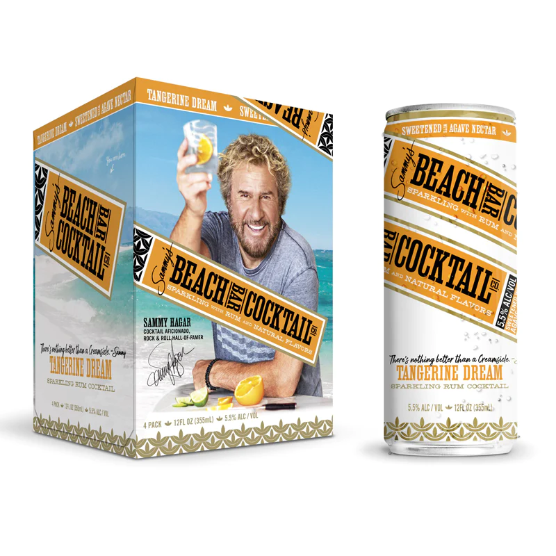 Sammys Beach Cocktail Tangerine Dream  4pk Cn