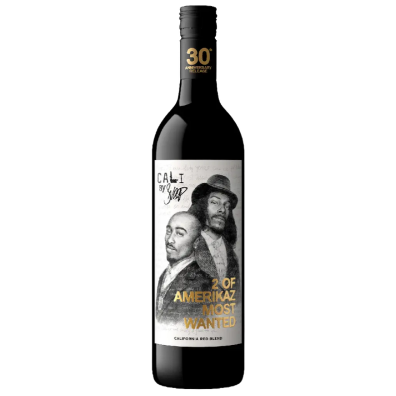19 Crimes Cali by Snoop x Tupac 2 of Amerikaz Most Wanted Red Blend