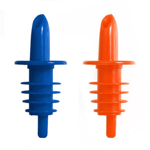 True Assorted Red And Blue Pourers