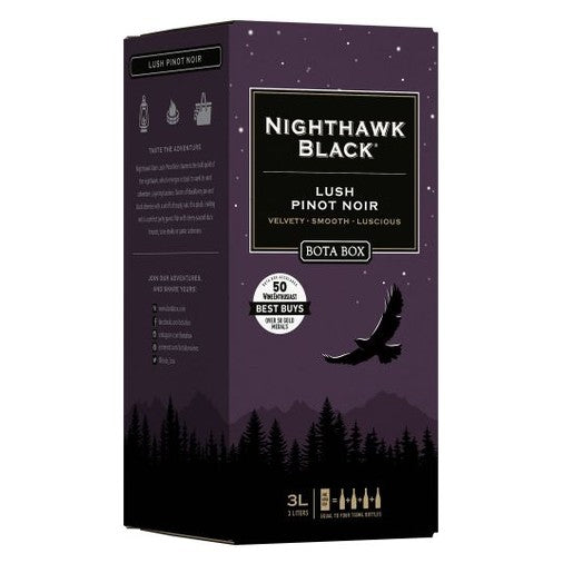 Bota Box Nighthawk Black Lush Pinot Noir
