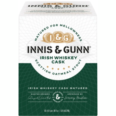 Innis & Gunn Irish Whiskey Cask Scottish Oatmeal Stout  4pk Cn