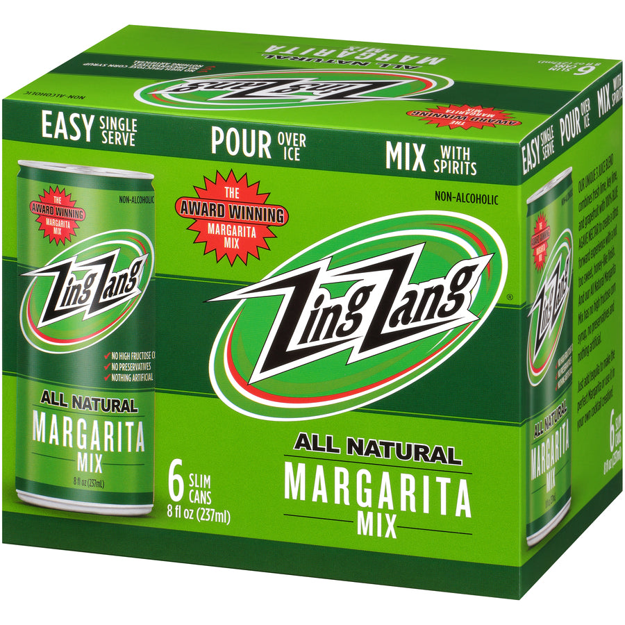 Zing Zang All Natural Margarita Mix  6pk Cn