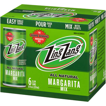 Zing Zang All Natural Margarita Mix  6pk Cans