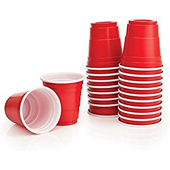 BarY3 Red Mini Cups 2oz 20ct