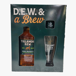 Tullamore Dew  Gift Set w/Glass & Shot Glass